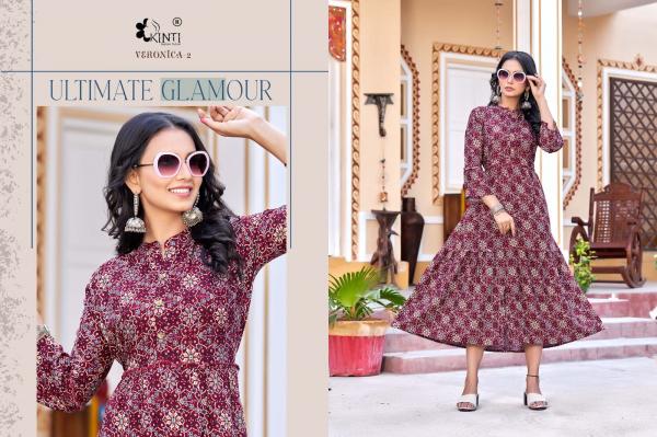 Kinti Veronica 2 Fancy Designer Long Kurti Collection